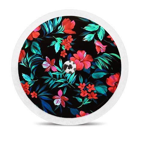 Diacé Exotic Red Flowers Libre 2 Sensor Sticker Cedia Bv