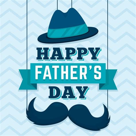 Comprar este vector de stock y explorar vectores similares en adobe stock. Feliz dia del padre con bigote y sombrero | Vector Gratis