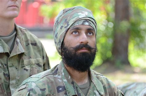 He Is A Soldier Beard Turban Exemption Granted For Sikh Enlistee Article The United