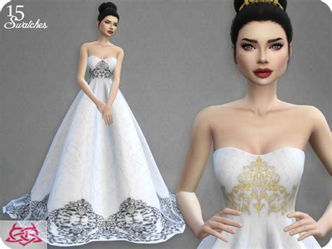 Sims 4 Ccs Downloads Annett85 Annetts Sims 4 Welt Kleid Hochzeit
