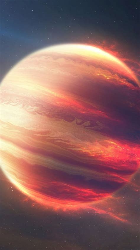 Wallpaper Space Fire Planet Exoplanet Planet Space Stars Space 11472