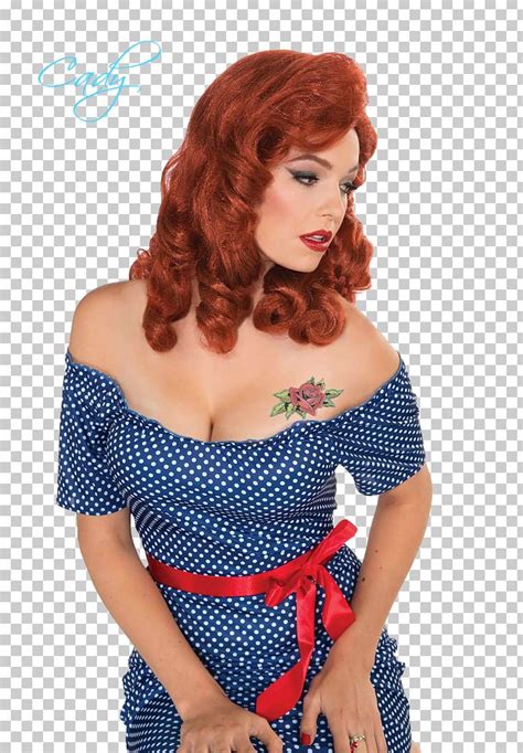 Costume 1950s Wig 1940s Pin Up Girl Png Clipart 1940s