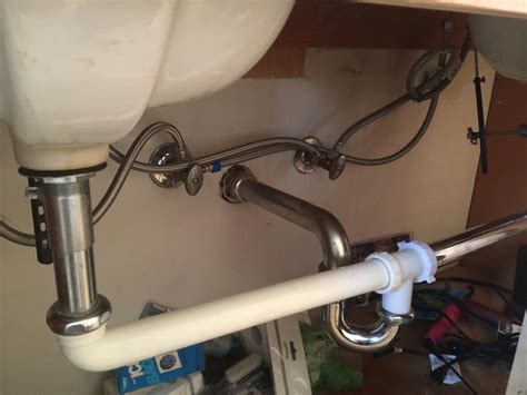 How To Connect Drain Pipes For A Dual Sink Bathroom Vanity