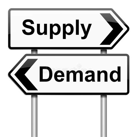 Supply And Demand Stock Illustration Illustration Of Distribution