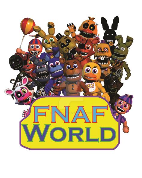 My Custom Fnaf World Logo 101 Watchers By Joltgametravel On Deviantart
