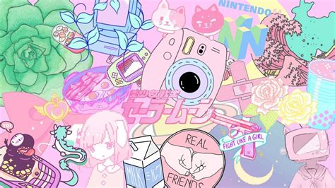 Qhd Cute Aesthetic Pink Anime Wallpapers For Desktop Pictures