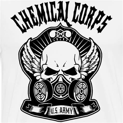 chem corps black png - Mens Premium T-Shirt | Chemical Corps