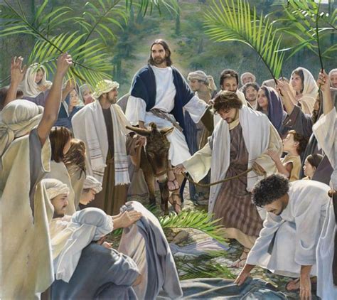 Triumphal Entry By Liz Lemon Swindle Jesus Christ Entering The City On