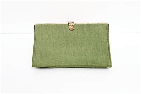 1950s Green Clutch Green Clutches