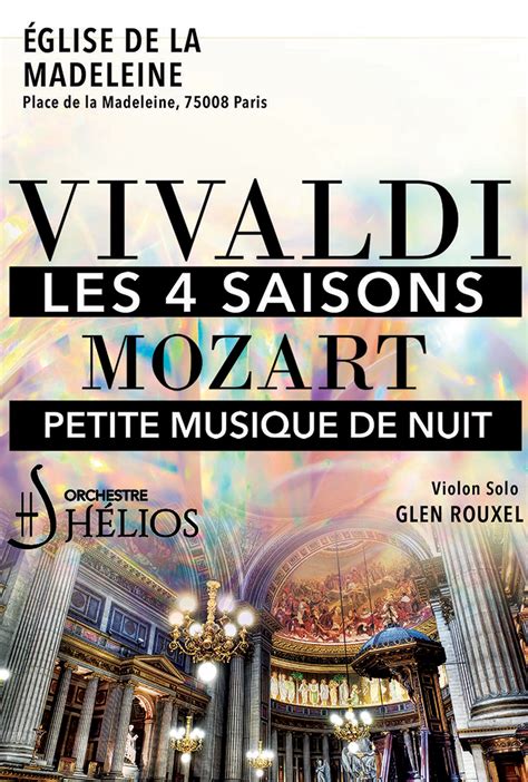 Concert Les 4 Saisons De Vivaldi Intégrale Petite Musique De Nuit De