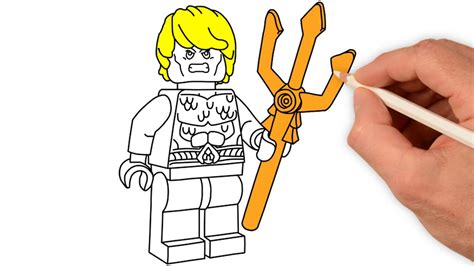 Released in 2018, aquaman is a superhero movie based on the dc comics character. How to Draw LEGO Aquaman Coloring - Draw Step By Step LEGO ...