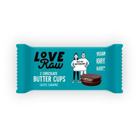 Love Raw Butter Cups 34g Salted Caramel Nourishie