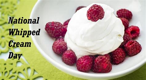 Try citrus, warm spices, or coffee infused whipped cream. National Whipped Cream Day in 2021/2022 - When, Where, Why ...