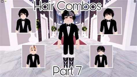 Hair Combos For Male In Royalehigh Part 7 Youtube