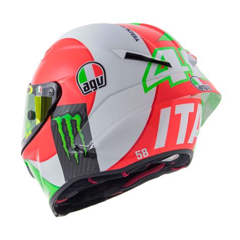 Valentino Rossis 2018 Mugello Agv Helmet Asphalt And Rubber