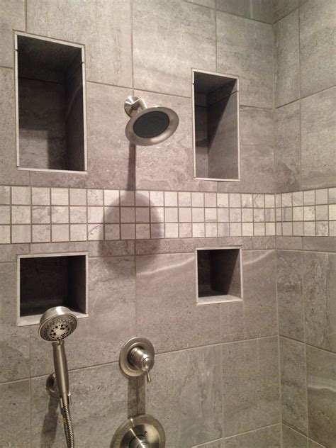 Self Holing Soap Shampoo Holders Complete Custom Built Shower