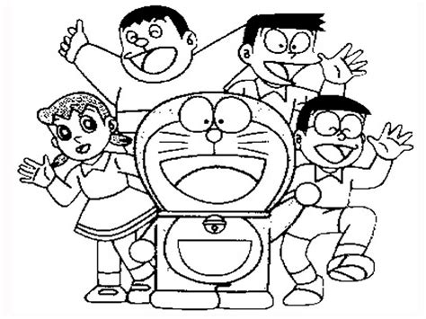 Coloring Pictures On Doraemon Free Printables