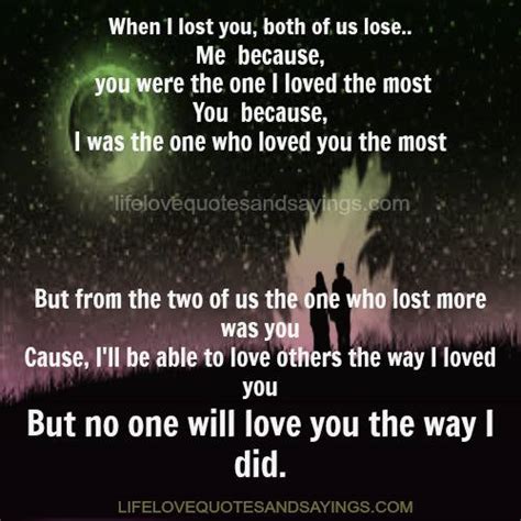 You Lost Me Quotes Quotesgram