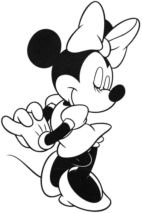 Minnie Mouse Outline Clipart Best