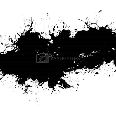 Black Paint Splatter By Graficallyminded Vectors And Illustrations With