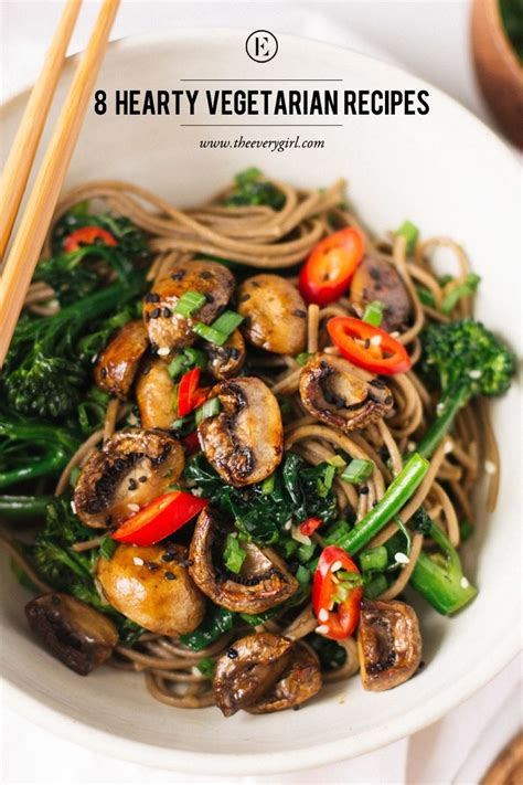 Here are 50 of our favorite vegetarian dinner recipes. 8 Hearty Vegetarian Recipes for Meatless Monday - The ...