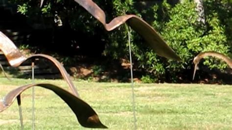 Bart Stuyf Copper Wind Sculpture Bobbing Birdsthe Movie