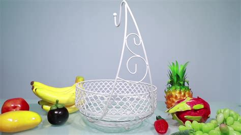 We also like the farmhouse banana holder design which is also perfect for someone who's going for a country chic look in their home. Nordic Decorative White Iron Metal Wire Fruit Basket Bowl ...