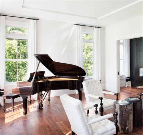 17 Piano Rooms With High Note Designs Luxe Interiors Design