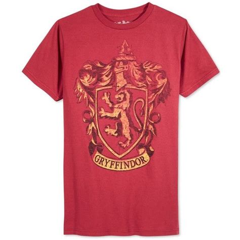 Bioworld Mens Harry Potter Gryffindor Crest T Shirt 13 Liked On
