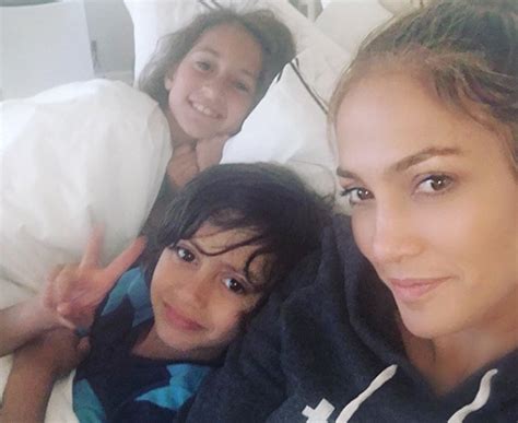 The thing is in my family, my sister also had twins,. Photos: Jennifer Lopez & Her Twins