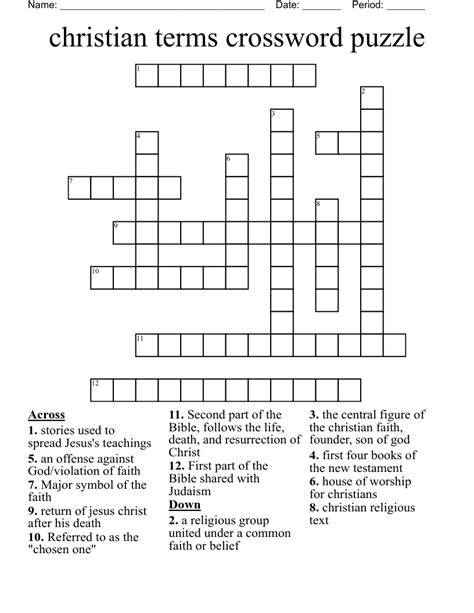 Printable Crossword With Answers Printable Crossword Puzzles Bingo 10