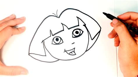 Cómo dibujar a Dora La Exploradora paso a paso Dibujo fácil de Dora La Exploradora Easy