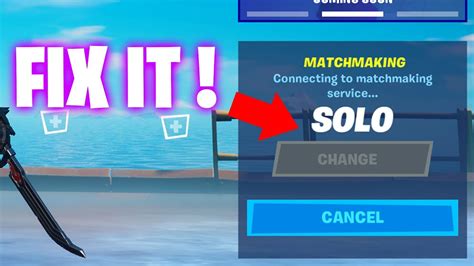 Matchmaking Is Down Not Working How To Play Fortnite Youtube