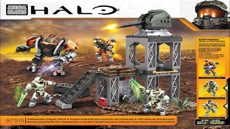 Mega Bloks Instructions Halo 97515 Containment Outpost Patrol