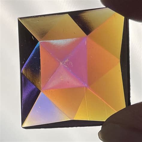 Dichroic Square 25mm Jewel Rq25 06 Glass House Store