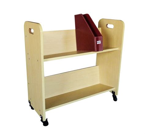 Fixture Displays Wood Book Cart Library Cart Pew Cart