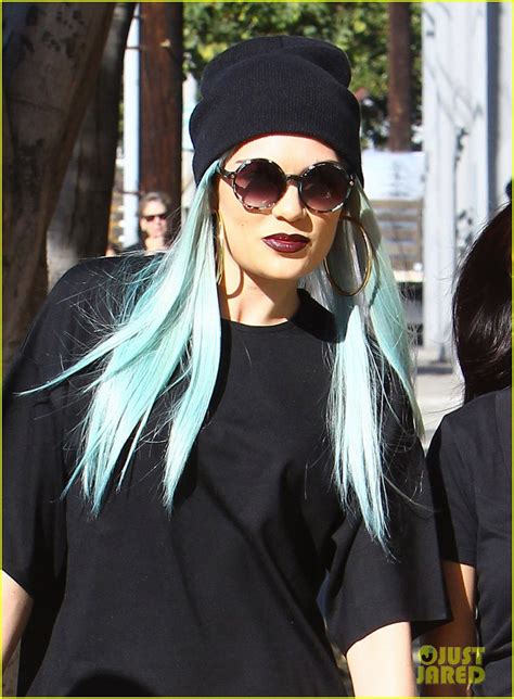 Jessie J Rocks Blue Haired Wig While Spending Time In La Photo 3032514 Jessie J Pictures