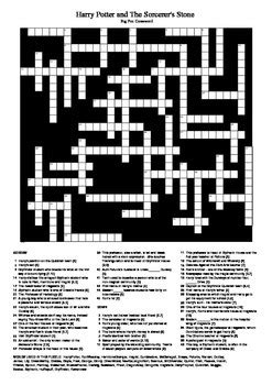 Test your harry potter knowledge with this printable crossword puzzle. Harry Potter and the Sorcerer's Stone: Big Fun Crossword ...