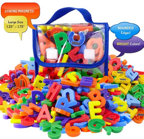 Edukid Toys 72 Magnetic Letters And Numbers Tote 125 175 Buy