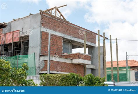 Construction Site In Brazil Stock Photo Image Of Outside House