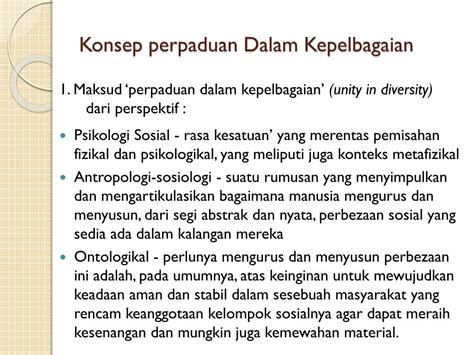 But it is certainlt not! PPT - BAB 1: Malaysia: Kesepaduan dalam Kepelbagaian ...