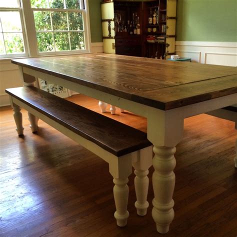 So if you don't have a kitchen with room for a long rectangular table then you might want to consider this design. Shop Houzz | Saint Arbor Country Farmhouse Dining Table ...