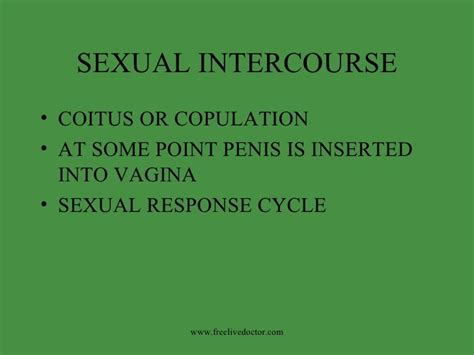 Sexual Intercourseconception