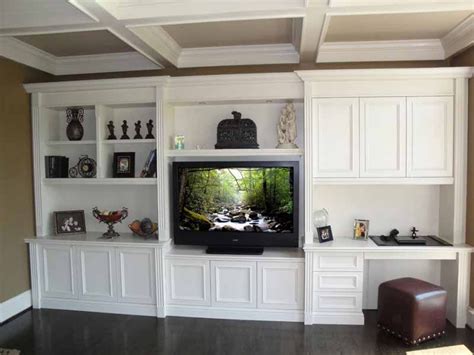 Fluted Built In Design With My Ceiling Beams Built In Tv Wall Unit