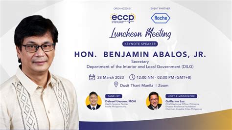Eccp Luncheon Meeting With Dilg Secretary Abalos Jr