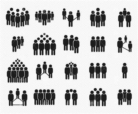 People Group People Teamwork People Stick Figure Group And Etsy