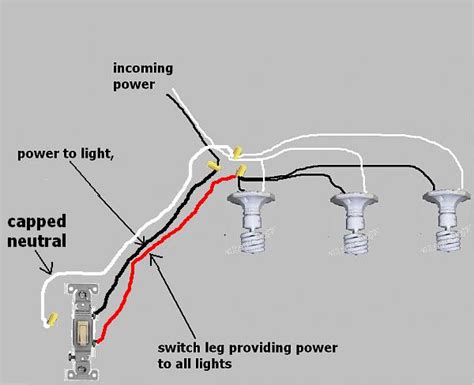 How To Wire Three Lights To One Switch