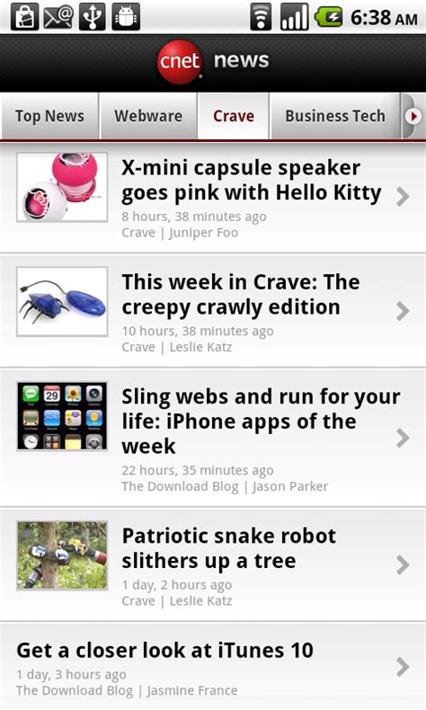 CNET News Android App Review - Android App Reviews ...