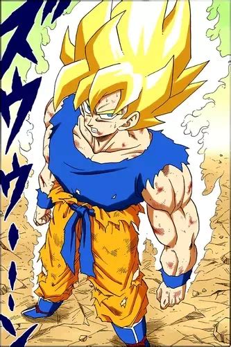Son Goku Super Saiyan Namek Saga Manga Myscaling Wiki Fandom