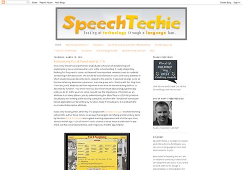 Speechtechie Speech Language And Technology Resource Blog